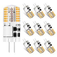 I-Shunfa G4 Led Bulb Bi-Pin Base Light Bulb Lamps, 2W Ac/Dc 12V Warm White 3000K, Equivalent To 20W Halogen Led, Non-Dimmable Energy Saving Led Bulb For Home Landscape.10 Count (Pack Of 1)