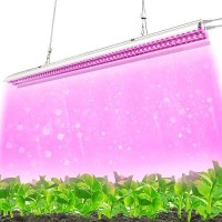 Moniosl Led Grow Light Hanging Plant Light For Indoor Vegetable Growing System Full Spectrum T5 4Ft 60W Growing Strips Individu