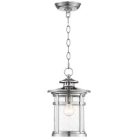 Franklin Iron Works Callaway Modern Industrial Outdoor Hanging Lighting Chrome 13 1/2