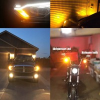 Ibrightstar Newest 9-30V Extremely Bright 1156 1141 1003 Ba15S Led Bulbs Replacement For Turn Signal Rv Lights, Amber Yellow