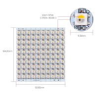 Btf-Lighting Sk6812Rgbw(Ws2812B Rgbw) Led Chips 100Pcs Rgb+Warm White Individually Addressable Led Chips 5050Smd Led Module Pixels Light Dc5V