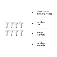 Philips Led Flicker-Free Dimmable Br30 Flood Light Bulb, 650 Lumen, Soft White Light (2700K), 11W=65W, E26 Base, 8-Pack