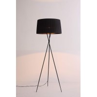 Whiteline Modern Lighting Paige Floor Lamp, Black