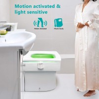 Are you Tired of getting blinded OR having your sleep interrupted by the bright light in your bathroom at late nightAre you frustrated by stumbling in the dark and leaving a mess behind youThen Look Here Smart Waterproof MotionActivated Sensor Toilet Ligh