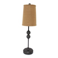 Homeroots Lighting 8-Inch X 7-Inch X 29-Inch Bronze, Minimalist - Accent Table Lamp