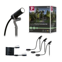 Paulmann 941.56 Plug & Shine Plantini 3000K 24V Anthracite Aluminium 94156 Outdoor Lighting Garden Lighting