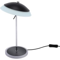 Classic Desk Lamp combines a traditional look with modern functions to optimize quality Adjustable lamp head easily tilts to position a light zone Unique radial LED array provides a soft circular illumination and natural lighting that softly fades out to 