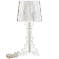 Modway French Petite Acrylic Table Lamp In Clear