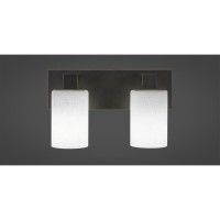 Apollo 2 Light Bath Bar Shown In Dark Granite Finish With 4