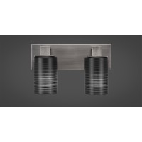 Apollo 2 Light Bath Bar Shown In Graphite Finish With 4