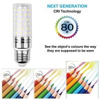 Sagel E26 Led Corn Bulbs 15W, 120W Incandescent Bulbs Equivalent, 6000K Cool White Candelabra Bulbs, Non-Dimmable, 1500Lm, Edison Screw Corn Light Bulbs, 4-Pack�