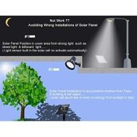 Sunlong Solar Powered Spot Lights Outdoor Waterproof 2 In 1 Bright Solar Spotlights Power Adjustable For Flag Yard Flagpole Landscape Dusk To Dawn Warm White