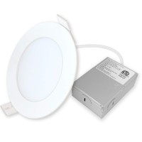 4-Inch 9W 120V Recessed Ultra Thin Ceiling Led Downlight Light Retrofit Slim Ic Rated Etl Energy Star (5000K-10Pack)