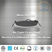 4-Inch 9W 120V Recessed Ultra Thin Ceiling Led Downlight Light Retrofit Slim Ic Rated Etl Energy Star (5000K-10Pack)