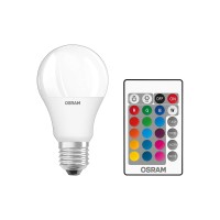 Osram Led Star Classic A E27?9?W Corn Light Plastic Assorted Colours Ledvance, 11.4?X 6?X 6?Cm 2?Units