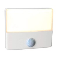 Westek Senti Led Motion Sensor Night Light - Indoor Plug-In Dusk/Dawn Automatic Night Light - Illuminate Dark Areas Of Your Home, Warm Glow, Energy Efficient, Ultra-Slim, Cool-Touch - 2 Lumens