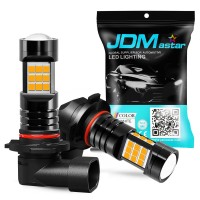 Jdm Astar Bright Amber Px Chips H11 H16 Led Fog Light Bulbs