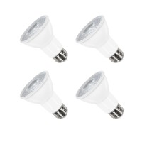 Anc Par20 Led Bulbs With 35 Degree Beam Angle,8W Led Dimmable Spotlight Bulbs,600 Lumens 6500K Cool White Spot Light Lamp,E26 Base 4-Pack