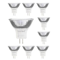 10Pack Mr1112V20W Gu4 Professional Halogen Reflectordichroic Bulbs For Indoor Outdoor Spot Lights Garden Lights Landscape Li