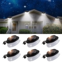 Smy Gutter Lights Solar Powered Outdoor Solar Patio Decor Lights With Adjustable Bracket Waterproof Solar Fence Lights For Eav