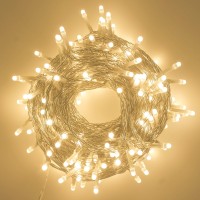 Louis Choice Led String Lights, Decorative Mini Led Lights Indoor And Outdoor, Plug In, Timer, Soft Warm White, 200 Led, 69 Ft Long