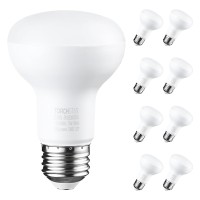 Torchstar 8-Pack Br20 Led Bulbs, Indoor Flood Light R20, Dimmable, 7.5W (50W Eqv), Ul & Energy Star, 3000K Warm White, E26 Medium Base, Recessed Can Lights, Home Ceiling