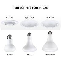 Torchstar 8-Pack Br20 Led Bulbs, Indoor Flood Light R20, Dimmable, 7.5W (50W Eqv), Ul & Energy Star, 5000K Daylight, E26 Medium Base, Recessed Can Lights, Home Ceiling