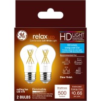 G E Lighting 240212 55W Relax Light Sw A15 Led Bulb - Pack Of 2