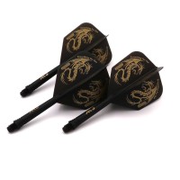 Cuesoul Integrated Dart Shaft And Flights Medium-3 Pcs