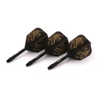 Cuesoul Integrated Dart Shaft And Flights Medium-3 Pcs