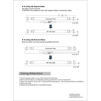 Jomitop 4Ft T8 Led Tube Light Two Rows Led Chips, Ballast Bypass Required, 28W, 80W Replacement Led Bulb Lights, 3360 Lumens, Cold White 6000K, Dual-End Powered Clear Cover Ac 85-265V Pack Of 100