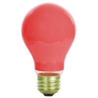 12 Pack Of Sunlite 40 Watt Ceramic Red Colored Incandescent Light Bulb - Parties, Decorative, And Holiday 1,250 Average Life Hours