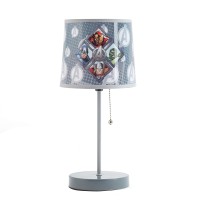 Avengers Stick Table Kids Lamp With Pull Chain, Themed Printed Decorative Shade,Metal