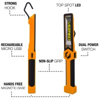 Xtreme Logo Work Light, 500 Lumens, Orange