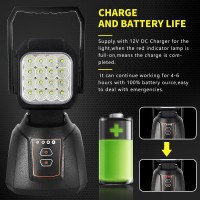 Led Work Light Rechargeable Aaiwa 48W Outdoor Camping Light Magnetic Led Emergency Flood Light For Auto Repair Workshop Led Search Light With Sos Function