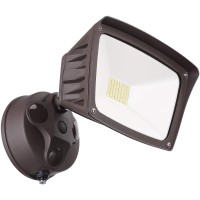 Leonlite Led Dusk To Dawn Security Lights, Outdoor Flood Light With Photocell, 28W, 3400Lm, Exterior Flood Lights For Garage, Yard, Ip65 Waterproof, Etl Listed, 100-277V, 3000K Warm White