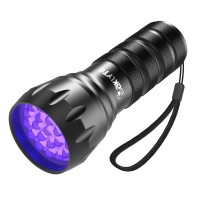 Waklyte Black Light Uv Light, 21 Led 395Nm Uv Flashlight, Powerful Mini Blacklight Flashlight, Small Portable Black Light Flashlight For Pet Urine Detection, Scorpion, Resin Curing, Bed Bug, Nails