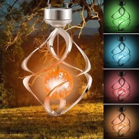 Solar Lights Outdoor Yard Decorations Wind Chimes Lights Led Colour Changing Hanging Light For Design Decoration For Garden Pat