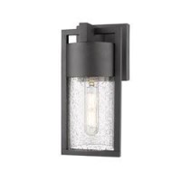 The quotBond collectionquot of exterior lanterns is finished in black44 has cylindrical clear seeded glassware44 and is illuminated by a LED T45Bulb46 Backed by our industry leading 25 year warranty on corrosion 38 5 years against premature paint defects4