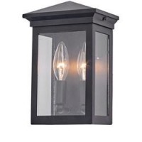 Backed by our industry leading 25 year warranty on corrosion 38 5 years against paint defects44 the quotgable collectionquot of exterior lanterns is neat and transitional46 Its finish is black and the glass is clear46 Multiple sizes including a post head4