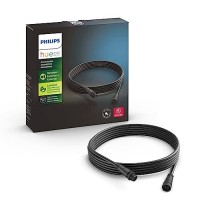 Philips Hue Outdoor 16-Foot Cable Extension - Extend Your Hue Outdoor Low Voltage Lights - 1 Pack - Requires Hue Bridge - Weatherproof