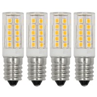 E11 Led Light Bulb 7W Dimmable, Jde11 120V 75W Halogen Equivalent, E11 Mini Candelabra Base, 6000K Daylight White, T4 E11 Bulbs For Ceiling Fans, Chandeliers, Cabinet, Decorative Lighting, 2 Pack