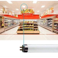 Circle (6 Pack F17T8/830 17W 24 Inch T8 Fluorescent Tube Light Bulb, 3000K Warm White, Medium Bi-Pin (G13) Base, 17 Watt T8 Light Bulbs