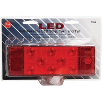 1014diodes combination LED stop turn and tail light Solid state construction no bulbs to break or burn out 100000 hour rated life Fully sealed submersible construction Potted circuitry protects against moisture corrosion and vibration Lower amp draw than 