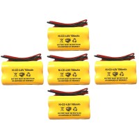 Battery Hawk (5 Pack) Daa700Mah4.8V Bl93Nc487 Daa700Mah4.8V Ni-Cd Aa 700Mah 4.8V Mcnair Aa600Mah Unitech Aa700Mah Aa500Mah Bl93Nc484