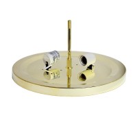 Bejewel your home with this gorgeous two 2 light Elipse crystal ceiling flush mount It features a beautiful Gold finish and crystal tiled shade This fabulously chic design will be the envy of all your friends We believe that lighting is like jewelry for y