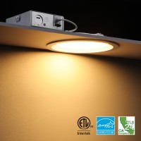 Torchstar 8Pack 5Cct 6 Inch Slim Led Recessed Lighting With Junction Box Antiglare Baffle Trim Cri90 Dimmable Aluminum Ceili