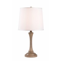 Kenroy Home 33273Wdg Acacia Table Lamp With Wood Grain Finish, Casual Style, 25