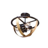 The quotcapri collectionquot is truly a unique half orb type design46 Designed by the quotLighting Pulsequot44 this two tone fixture features a dark brown exterior and a satin brass interior46 Featurescapri Semi Flush 45 Dark Bronze 38 Satin BrassLimited 