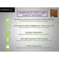 Shabboslite Led Table Lamp White